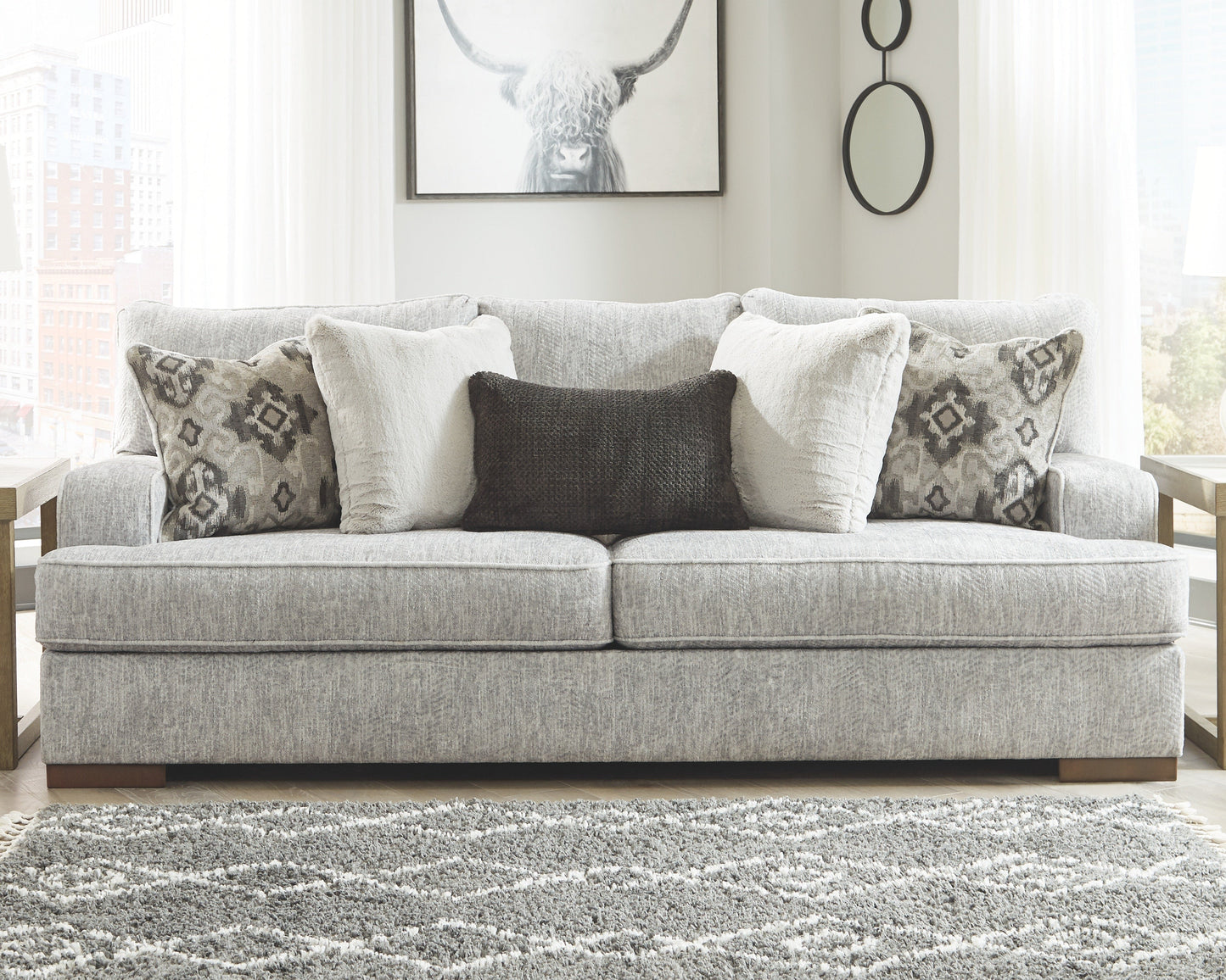 Mercado Sofa by Ashley Furniture 8460438 Pewter
