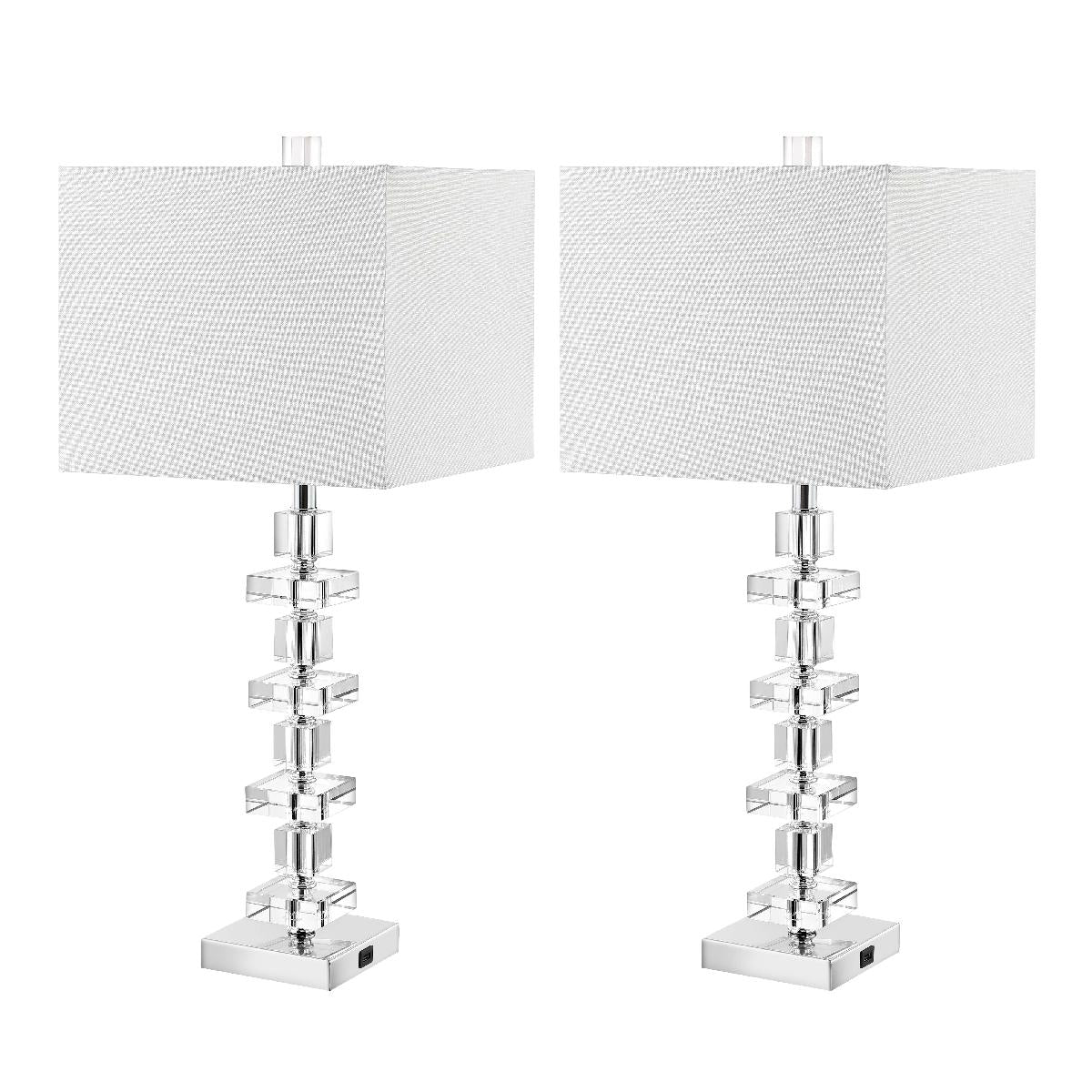 Deco Crystal Table Lamp (Set of 2) | Safavieh - LIT4169-U