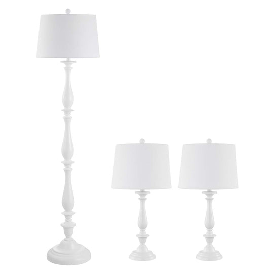 Bessie Candlestick Floor And Table Lamp Set | Safavieh - FLT4002