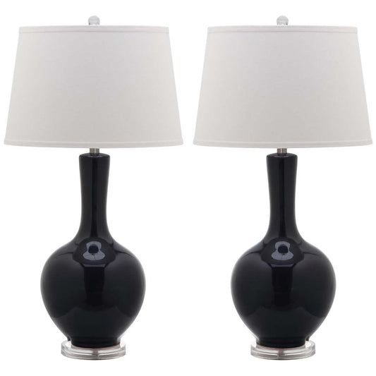 Blanche 32 Inch H Gourd Lamp (Set of 2) | Safavieh - LIT4148